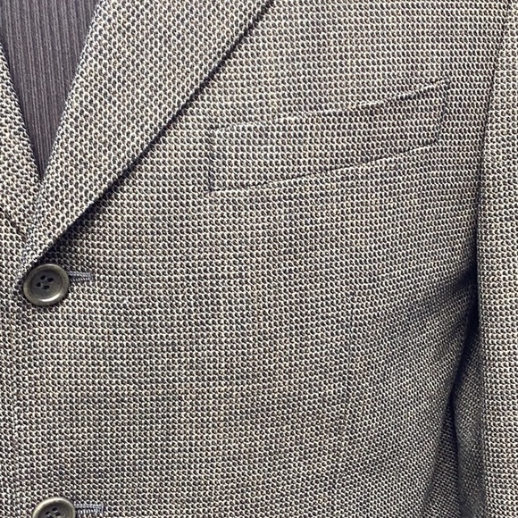 Vintage Canali “Proposta” Wool Brown Jacket - Made In Italy IT sz. 50R US sz.40R - Picture 2 of 8